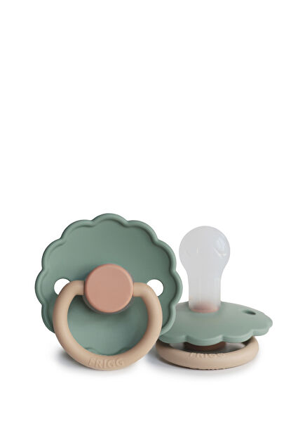 Daisy Willow Green 0-6 Months Silicone Pacifier