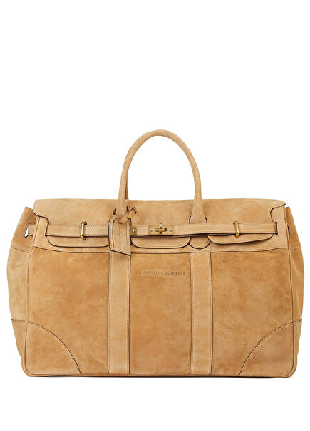Brown Leather Travel Bag