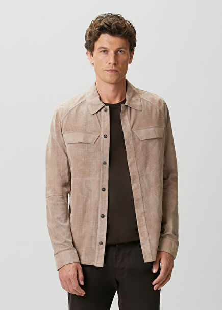 Light Brown Suede Jacket