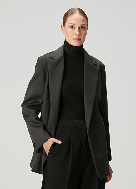 Dark Grey Cashmere Jacket