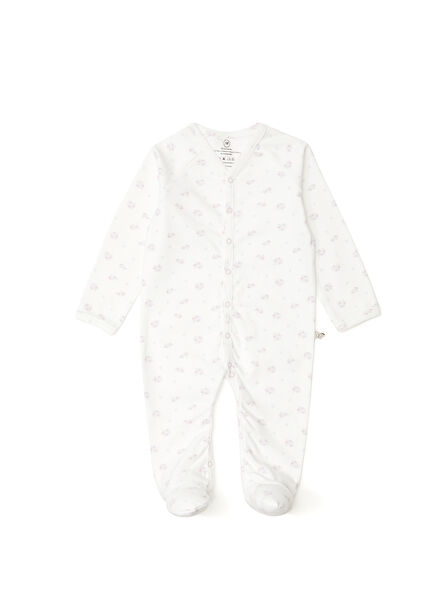 Patterned Baby Girl Organic Cotton Jumpsuit