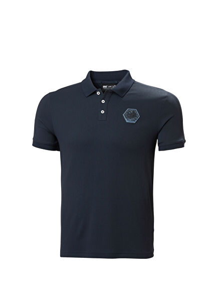 HP Race Pagoda Navy Polo Yaka Kısa Kollu Erkek Spor T-shirt
