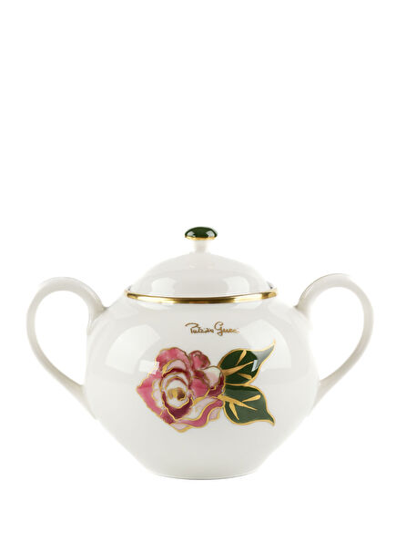 Patrizia Gucci Rose Renkli Porselen Çay Şekerliği