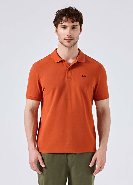 Kiremit Polo Yaka Kısa Kollu Erkek T-shirt 6SM5044-BR