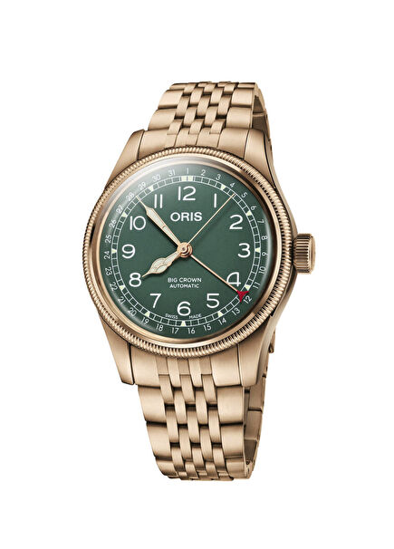 Big Crown Bronze Pointer Date 01 754 7741 3167-07 8 20 01 Bronz Çelik Erkek Kol Saati