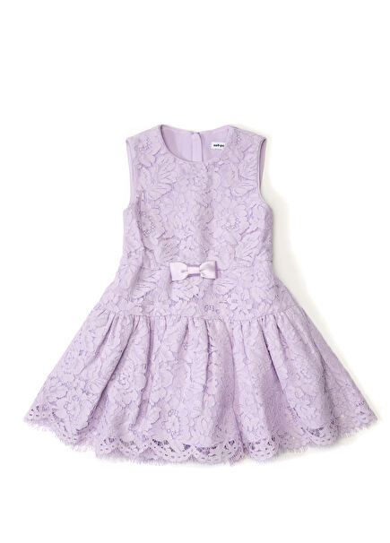 Lilac Girls Lace Dress