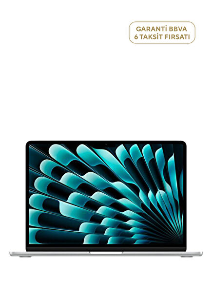 MacBook Air 13" M5 Çip 10 Çekirdekli CPU 8 Çekirdekli GPU 16GB Bellek 512GB SSD Gümüş Laptop MDH74TU/A