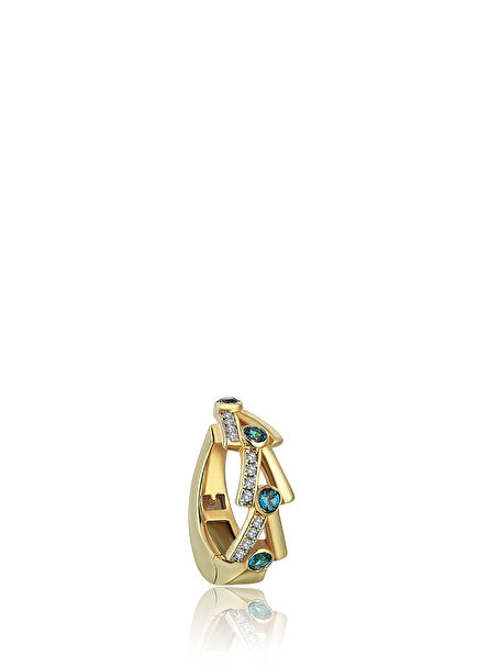 Beams Topaz & Pırlanta Ear Cuff