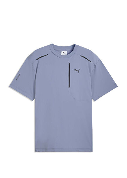 Pumatech Pocket Gray Sky Geniş Kesim Erkek Spor T-shirt