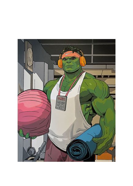Nesren Jake Tuval Üzeri Akrilik Resim 125 x 100 cm
