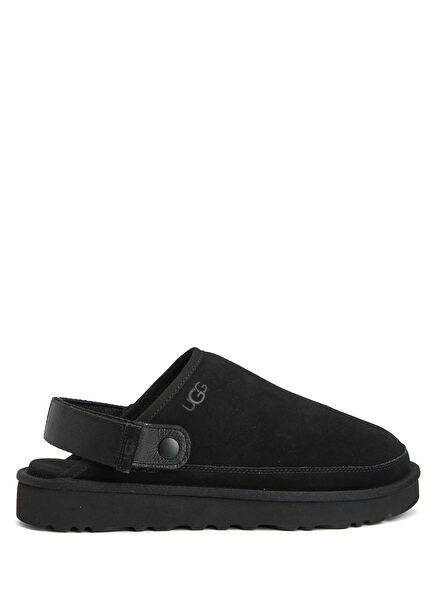 Goldencoast Clog II Siyah Erkek Deri Terlik
