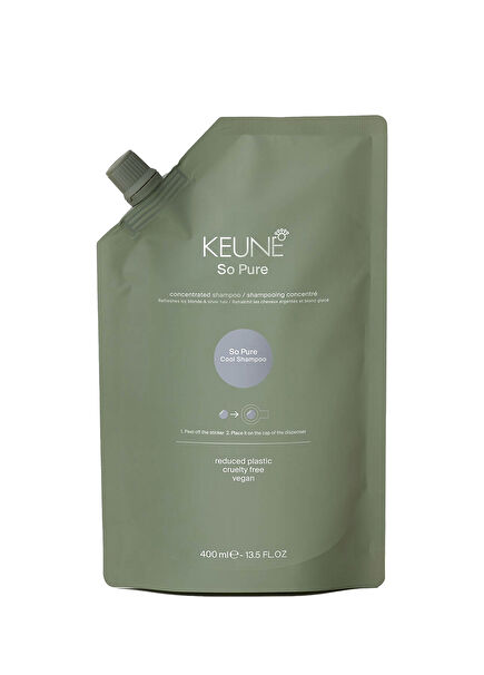 So Pure Cool Sarı Gri Saçlar İçin Gümüş Refill Şampuan 400 ml