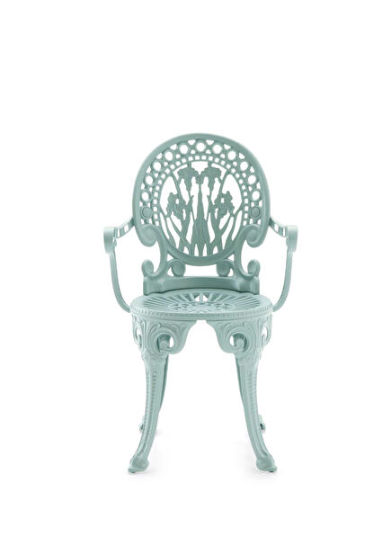 Narcisi Light Blue Kollu Sandalye