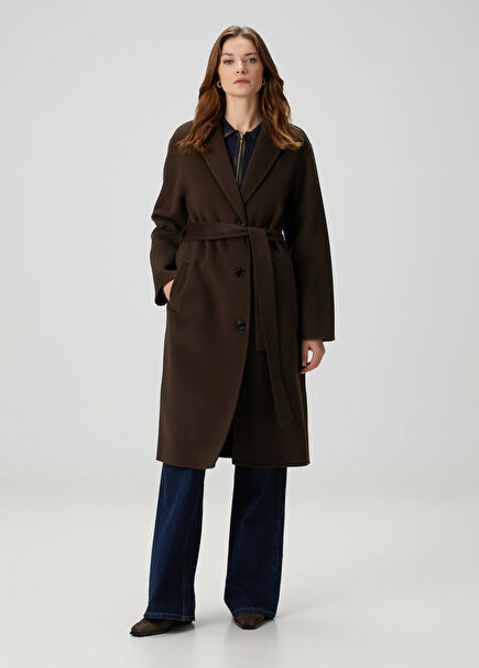 Brown Cashmere Coat