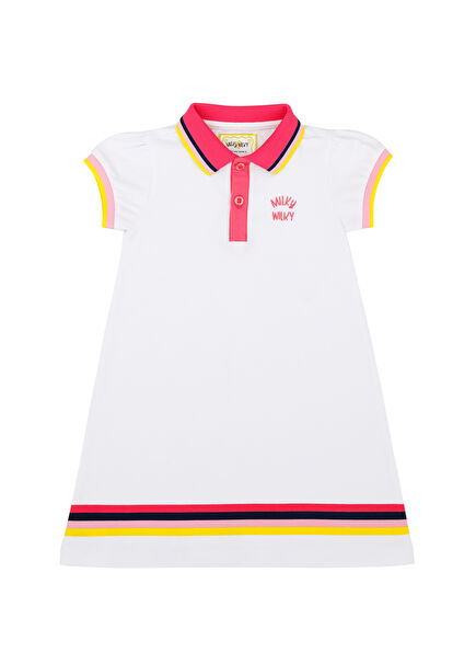 White Girls Organic Cotton Dress