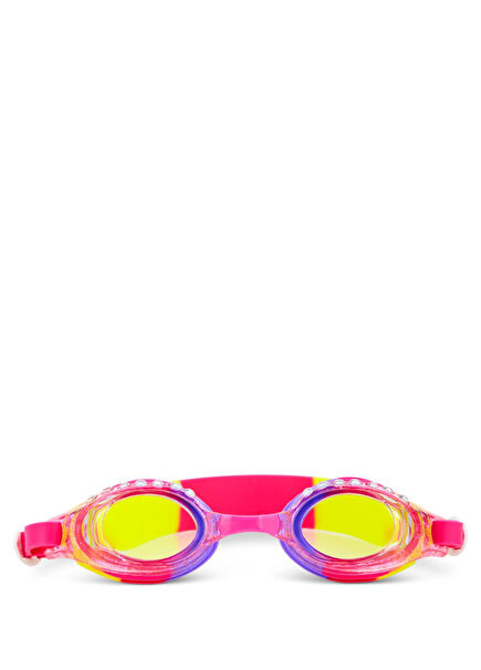 Glitter Rhinestone Purple Boys' Swim Goggles