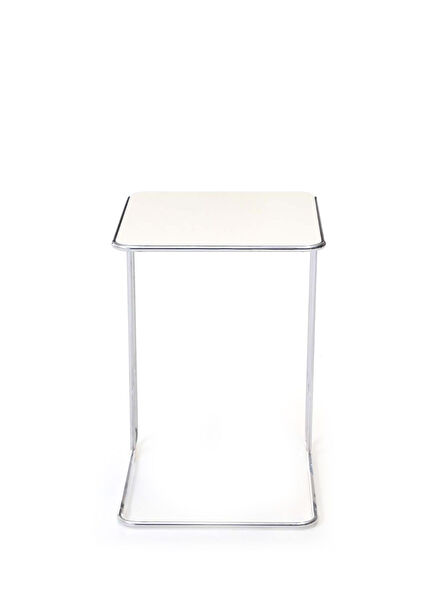 To Notebook White Chrome Side Table