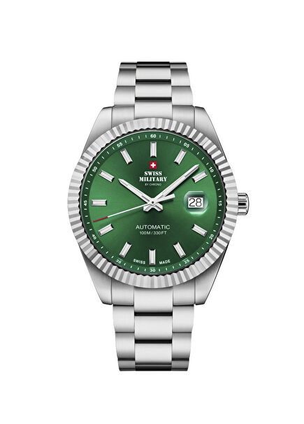 SMA34110.04 Gümüş Çelik Erkek Kol Saati