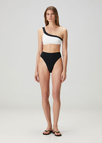 Black High Waist Bikini Bottoms