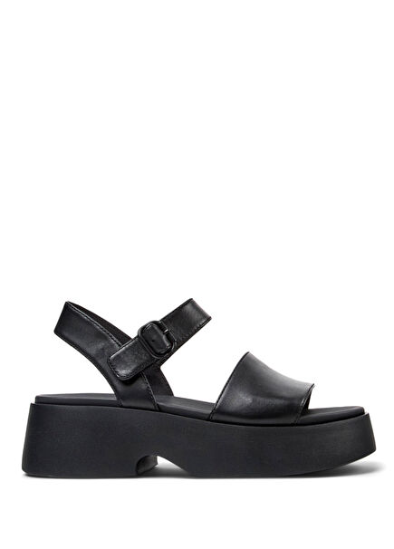 Tasha Siyah Kadın Deri Sandalet K201659-006