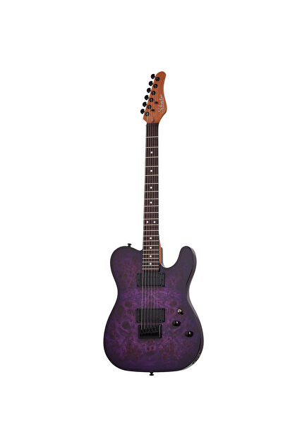 PT Standard Purple Burst Burl Elektro Gitar 