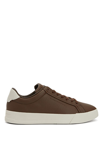 Court Best Tumbled Brown Men's Leather Sneakers
