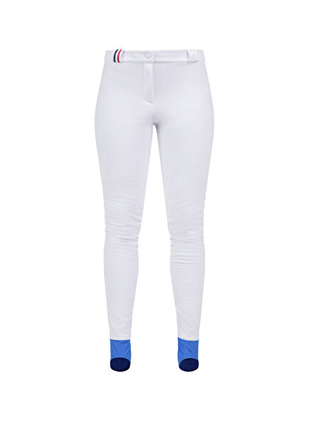 W Ski Fuseau White Sports Pants