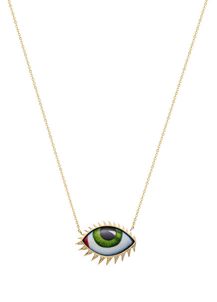 Apollo 13 Grand Vert Women's Gold Necklace