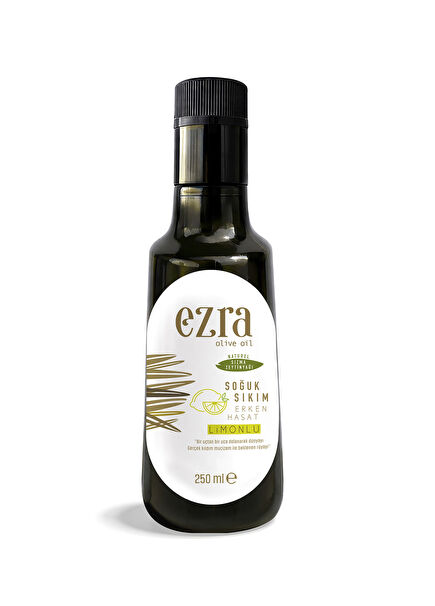 Soğuk Sıkım Naturel Erken Hasat Limonlu Zeytinyağı 250 ml