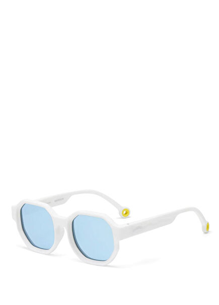 Creative Cloud White 3-12 Years Unisex Kids Sunglasses