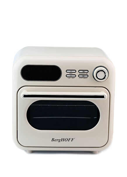 Gem Retro Vanilla Cream Digital Airfryer+Mini Oven 18 lt