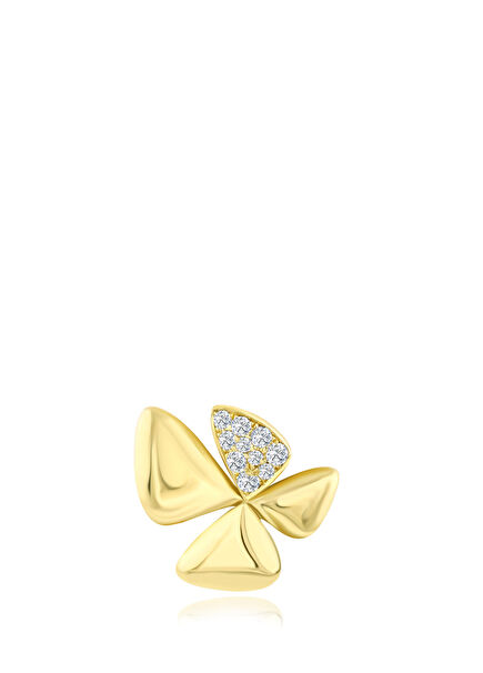 Wind Pırlantalı Kadın Altın Küpe