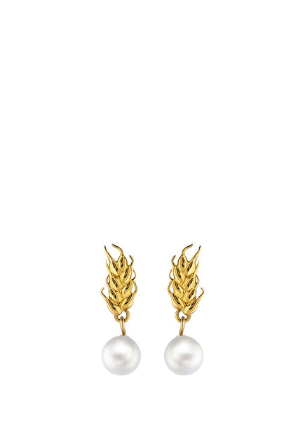 Pearl Spike 925 Sterling Silver Women's Earrings