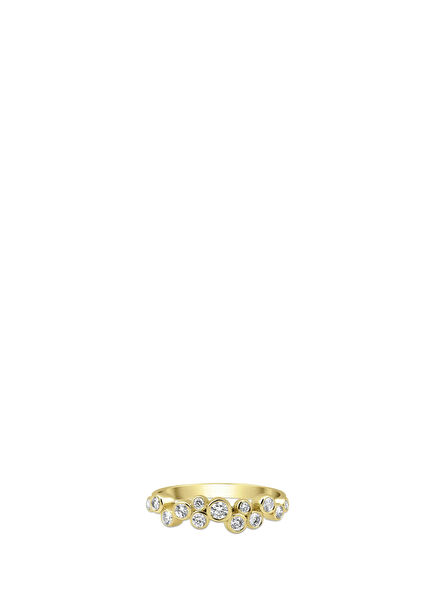 Petite Diamond 14K Gold Women Ring