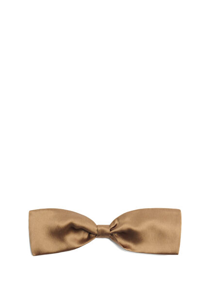 Brown Silk Bow Tie