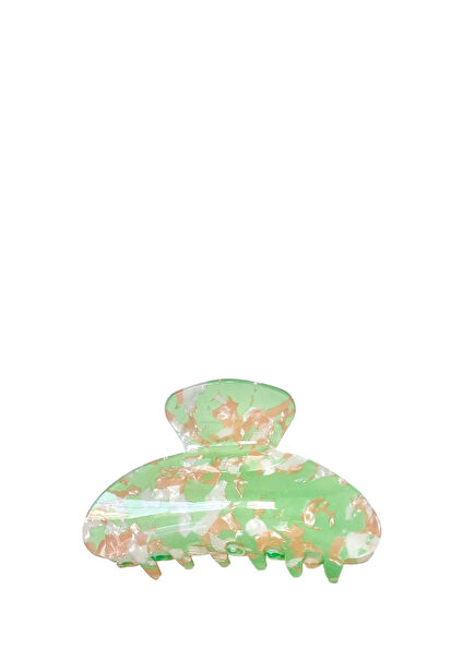 Green Acrylic XL Girls Bone Clasp