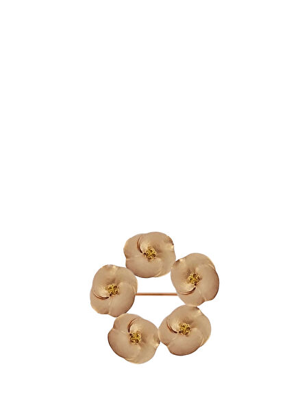 Dikenler Tacı 925 Ayar Gümüş Kadın Broş