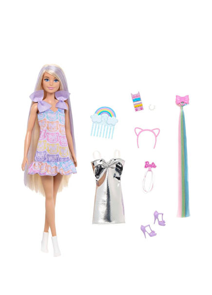 Upuzun Muhteşem Saçlı Bebekler Saç Tasarım Oyun Seti JCT72