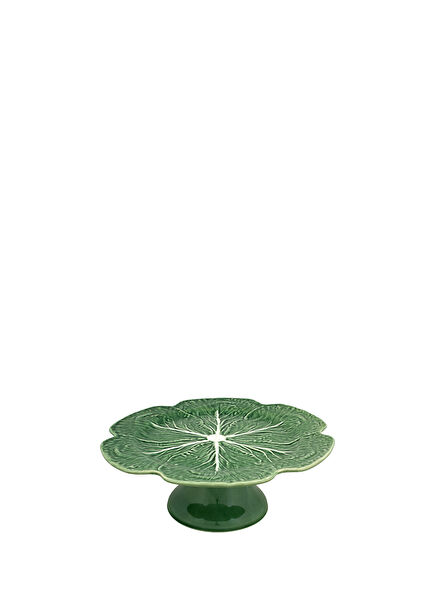 Cabbage Green Ceramic Cake Stand