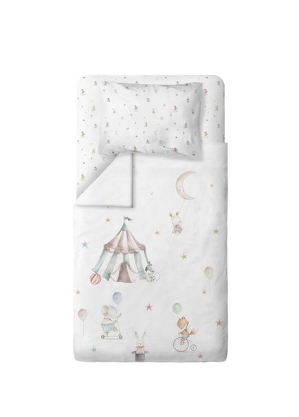 Circus %100 Organik Pamuk Saten Bebek Çocuk Nevresim Takımı 160 x 220 cm