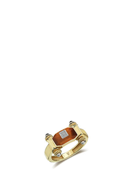 Momento Diamonds Women's Gold Ring