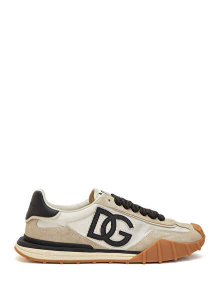 Athletic Beige Black Men's Sneakers