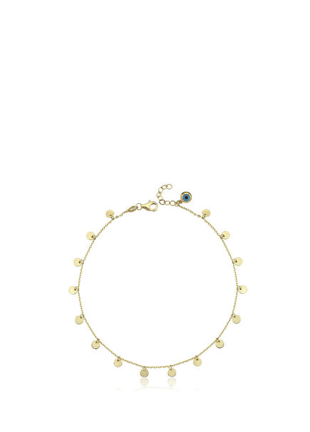 Pul 14 Ayar Altın Kadın Halhal