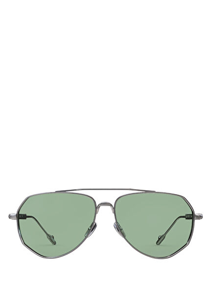 N27 Silver Jelly Yeşil Titanyum Unisex Güneş Gözlüğü