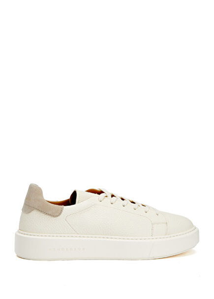 Leone White Men's Leather Sneaker