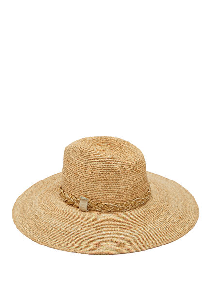 Cream Caramel Women's Raffia Hat