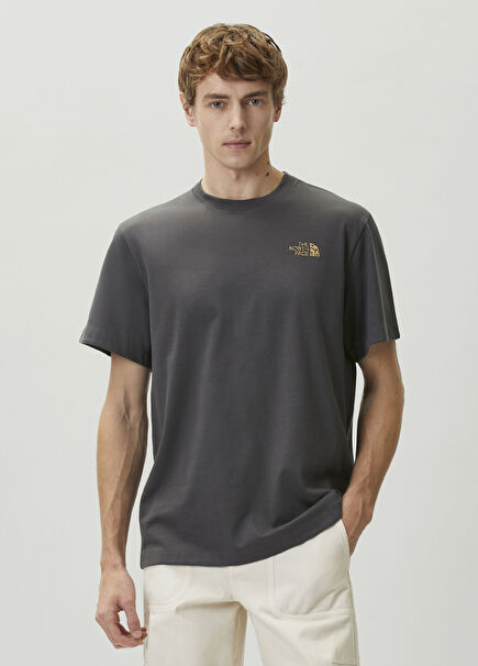Snack Relaxed Fit Anthracite T-Shirt