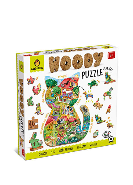 Evcil Hayvanlar Ahşap Puzzle