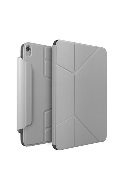 Ryze iPad Air 11 2024 Gri Standlı Katlanabilir Tablet Kılıfı 