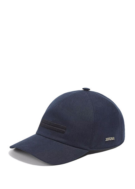 Logo Detailed Men's Linen Hat